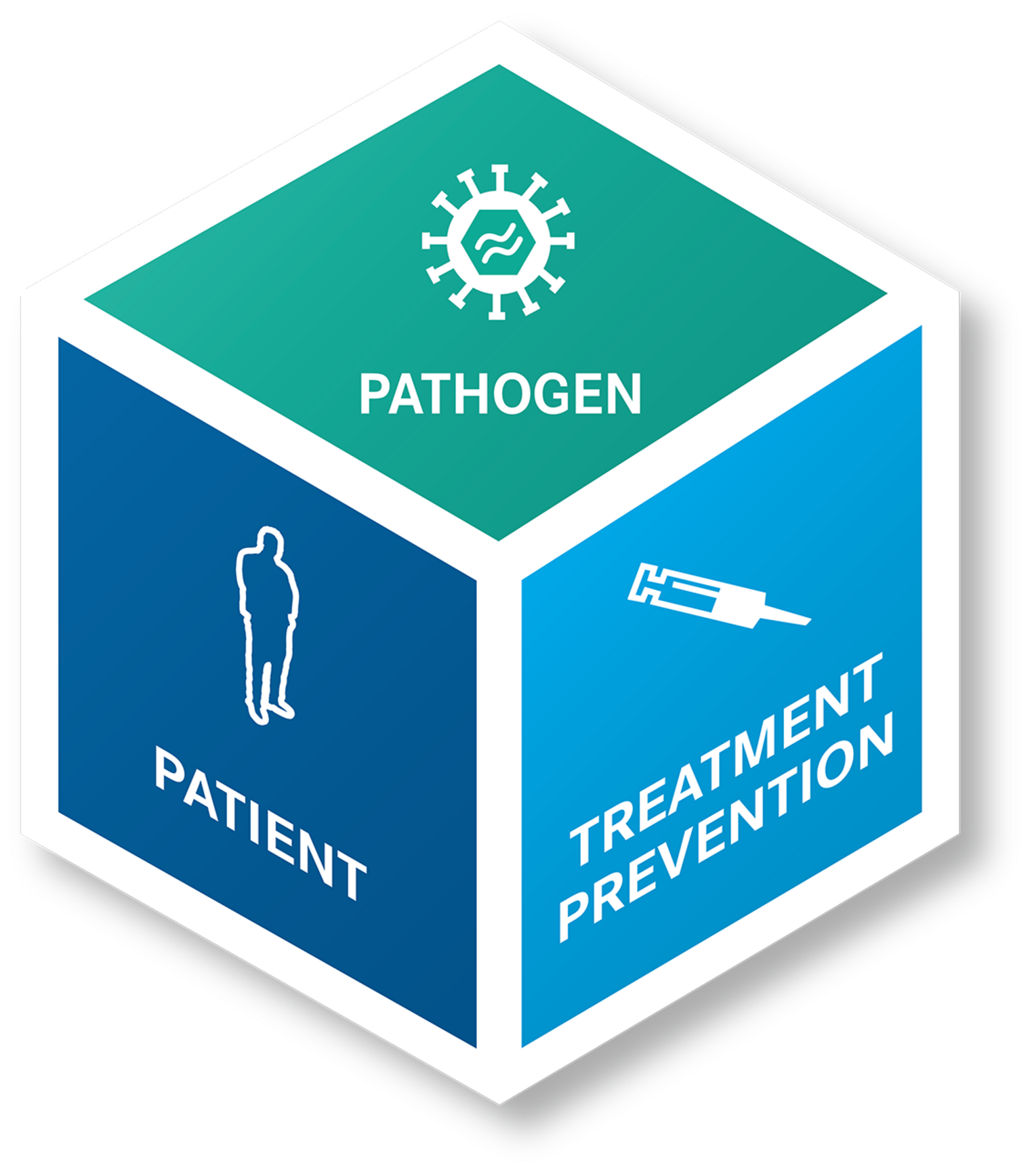 lllustration of the interaction between pathogen and patient.