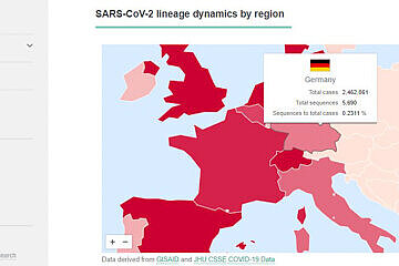 CoVerage analysiert Verbreitungsdynamik von SARS-CoV-2-Varianten