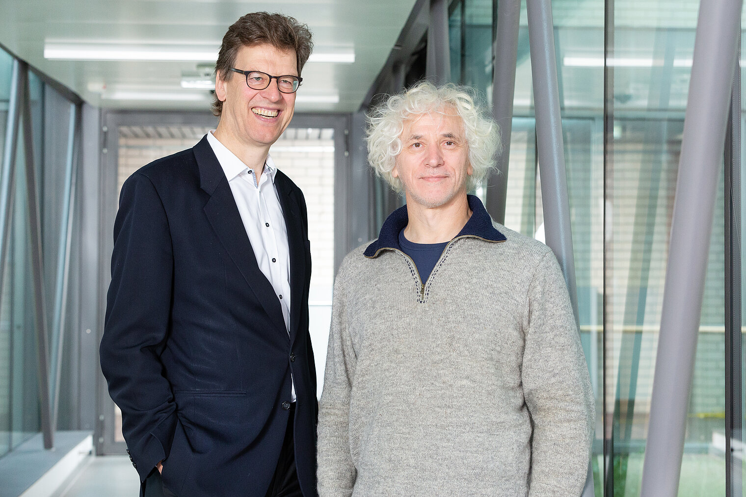 Portrait von Christian Scherf (links) und Josef Penninger (rechts)