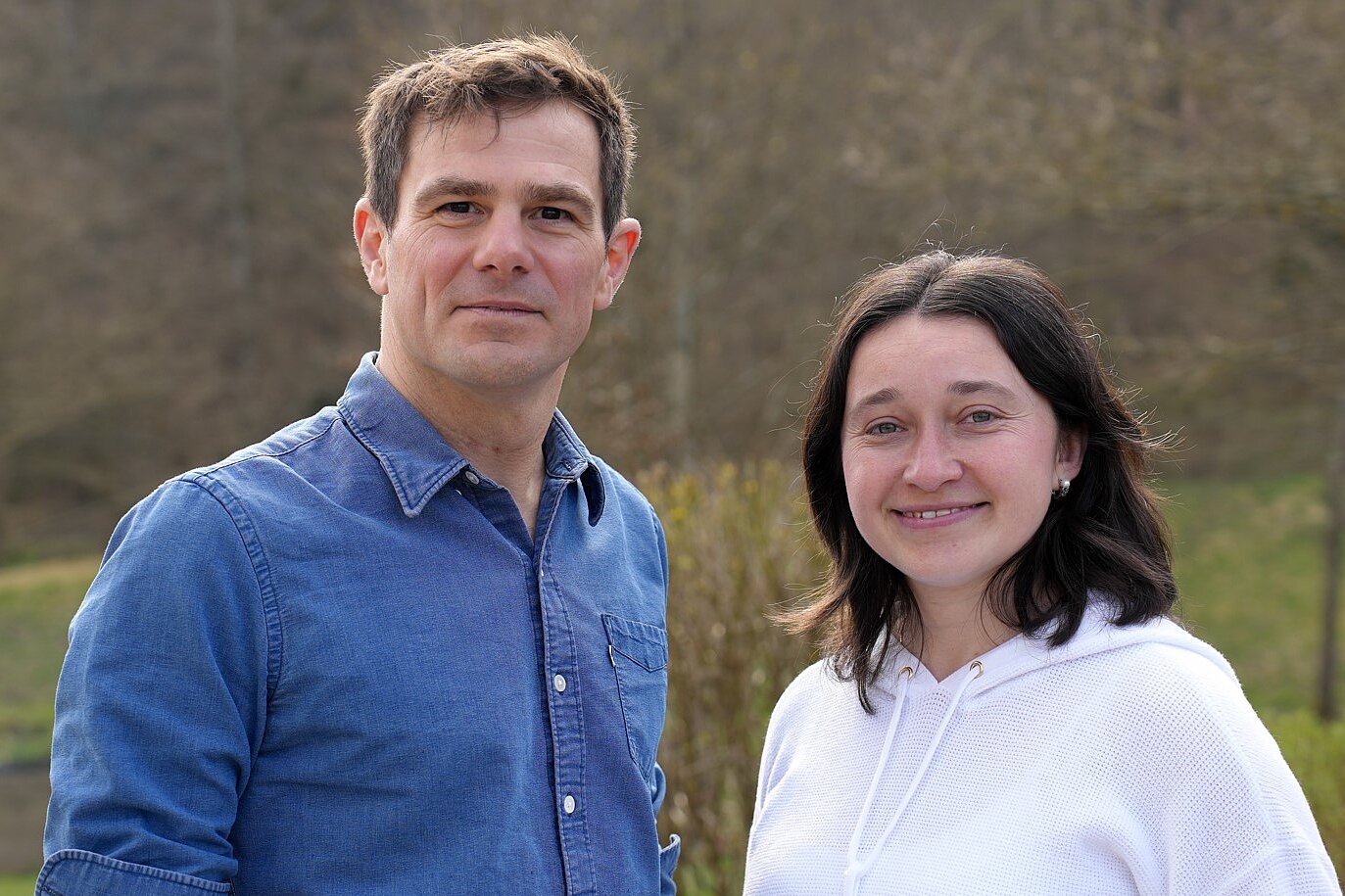 Florian Hubrich and Mariia Nesterkina