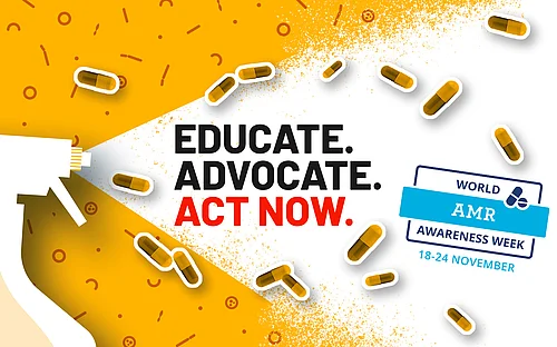 Weltantibiotikawoche 2024: Educate. Advocate. Act now.