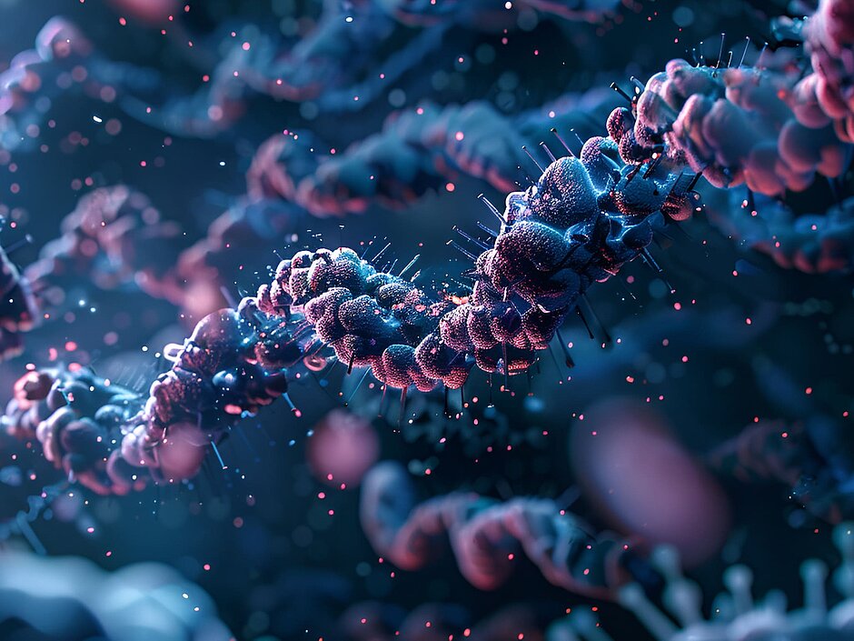 Illustration of non-coding RNA