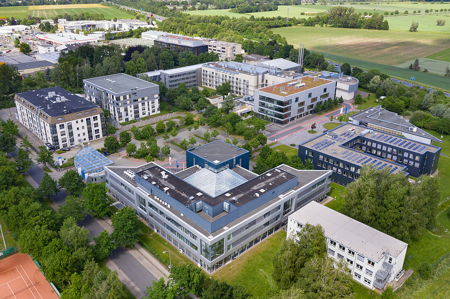 Luftbild HZI Campus, Braunschweig