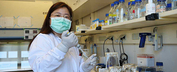 Dr. Fangfang Chen im Labor