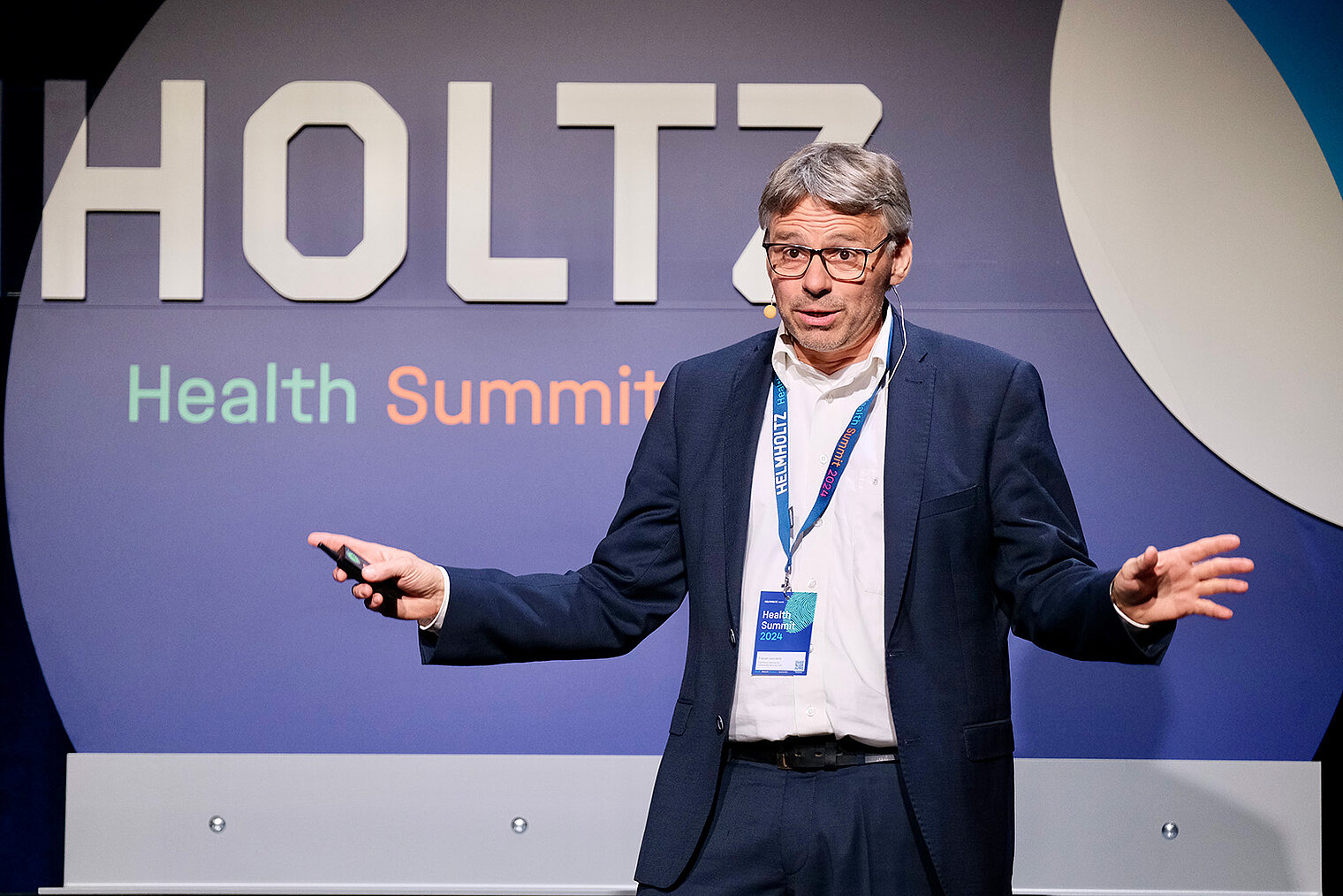 Prof. Dr. Fabian Leendertz beim Helmholtz Health Summit.