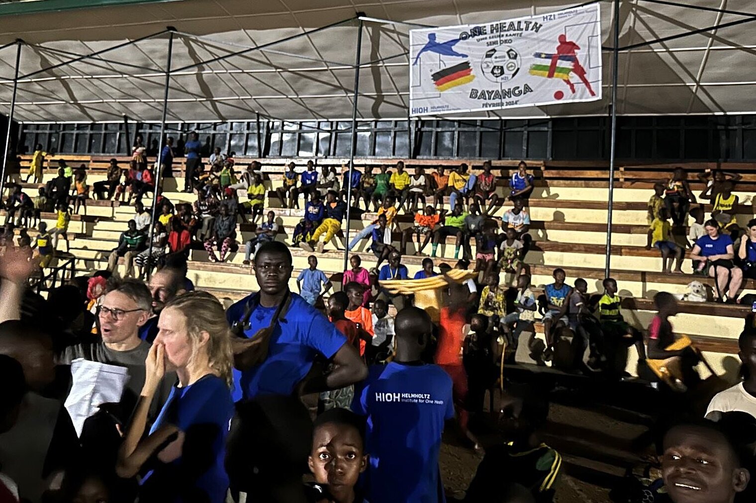 One Health football tournament in Bayanga
