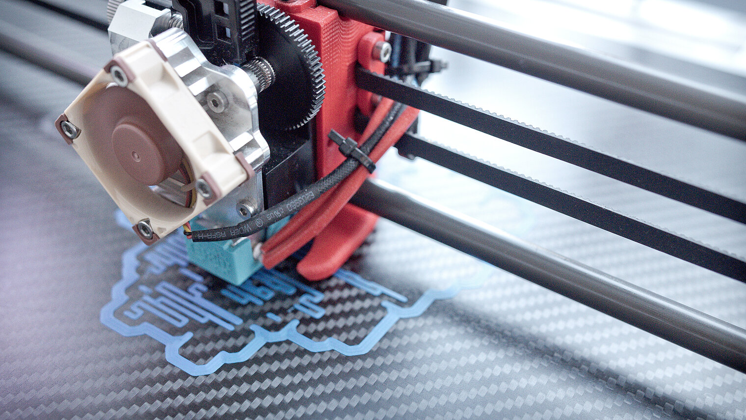 3D-Drucker in Aktion.