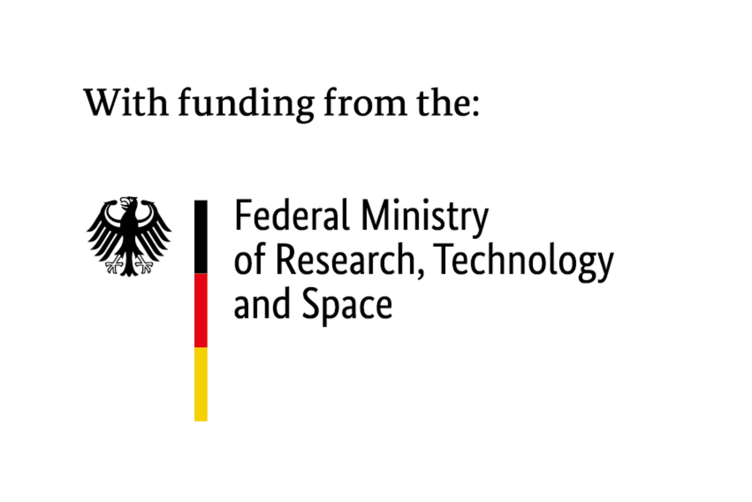Federal Ministry of Research, Technology and Space logo