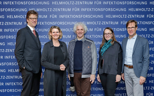 (left to right) Christian Scherf, Judith Pirscher, Josef Penninger, Theresia Stradal, Thomas Pietschmann