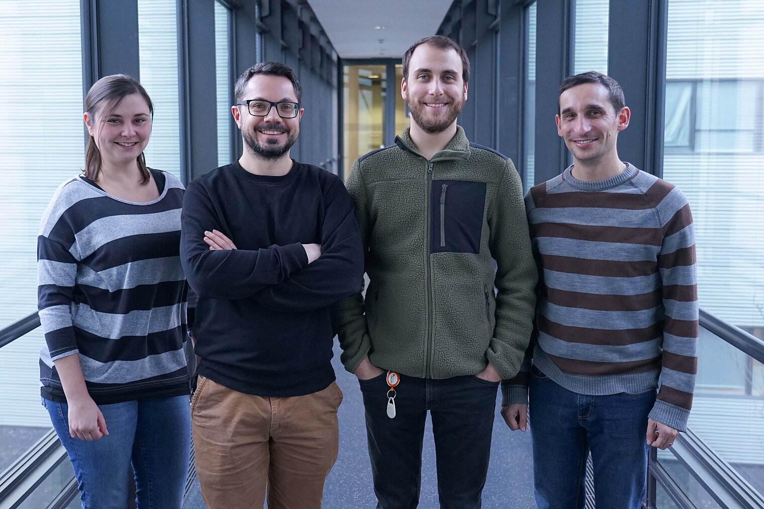 Sarah Reichardt, Alexander Westermann, Gianluca Prezza and Chase Beisel