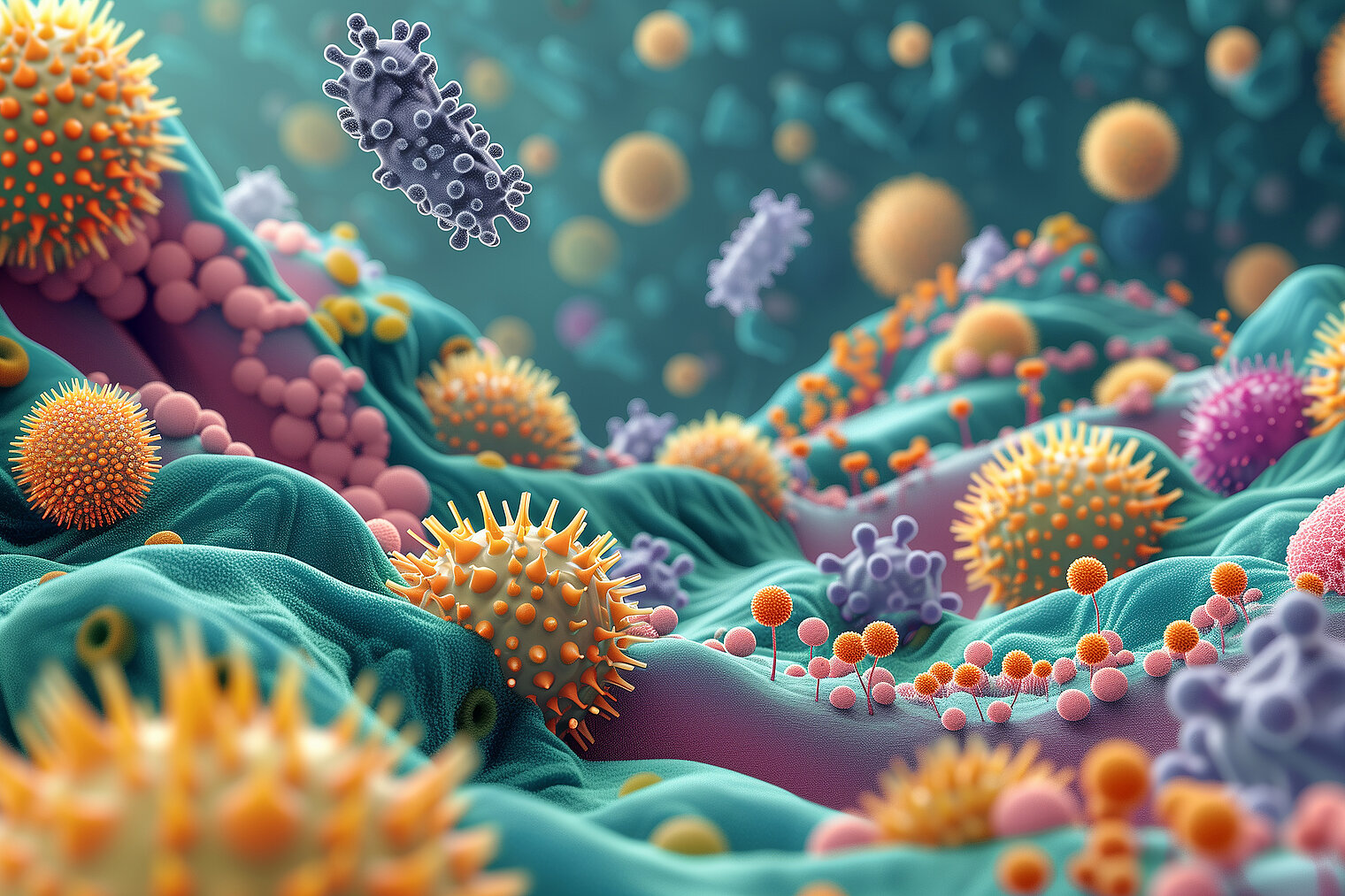 Generated image of the microbiome