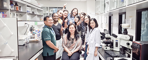 Das Forscherteam in Thailand.