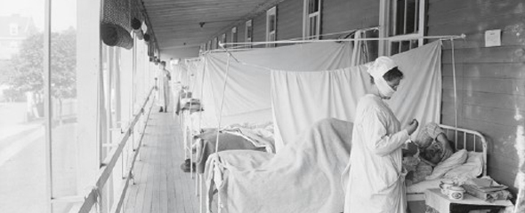 Spanische Grippe 1918.